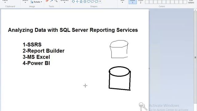 Analyzing Data Using MS SQL Reporting Service Report Builder Excel Power BI Course Layout смотреть онлайн