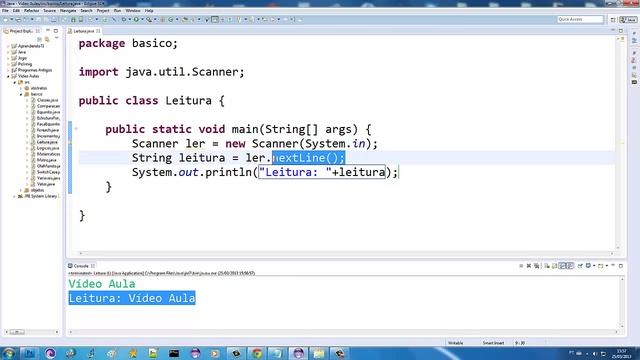 Aula de Java 035 - Scanner, leitura de dados смотреть онлайн