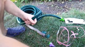Как подключить новый садовый шланг?!