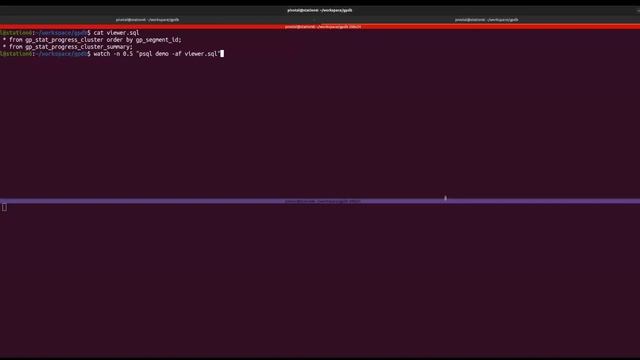 CLUSTER command progress reporting in Greenplum7 смотреть онлайн