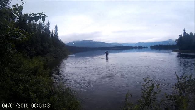 Поход 2017. Ловозёрские тундры. Брод