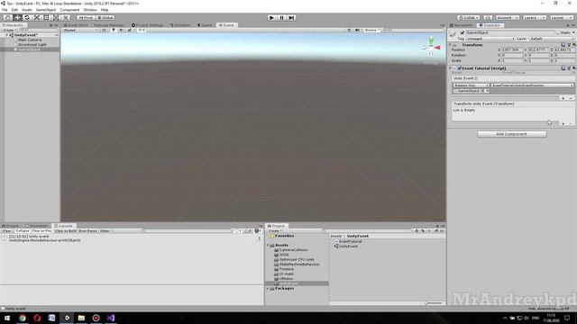 Unity - UnityEvent смотреть онлайн