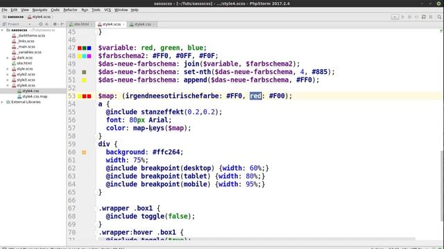 SCSS und SASS Tutorial #26 - Mit Maps arbeiten смотреть онлайн