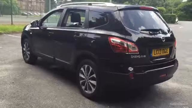 NISSAN QASHQAI TEKNA PLUS 2 BLACK 2013 смотреть онлайн
