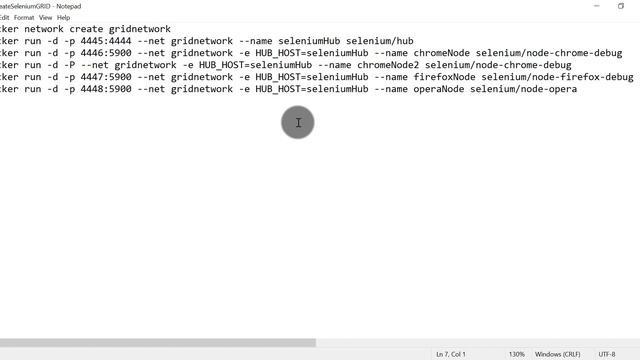 Setup Docker Selenium Grid with Batch file within 5 Mins | Run multiple docker cmds using BATCH Fil смотреть онлайн