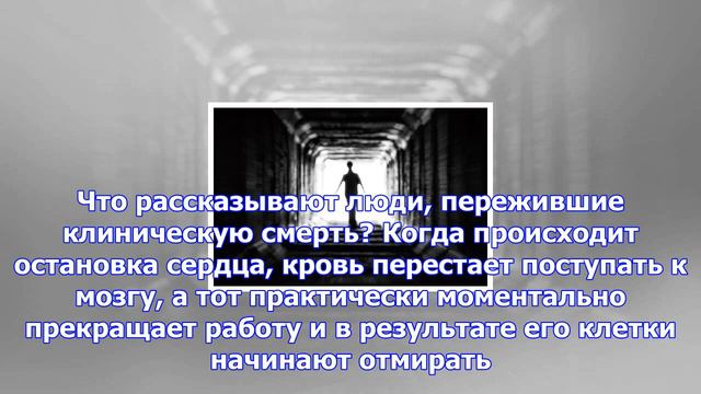 Ученые описали чувства людей после смерти смотреть онлайн