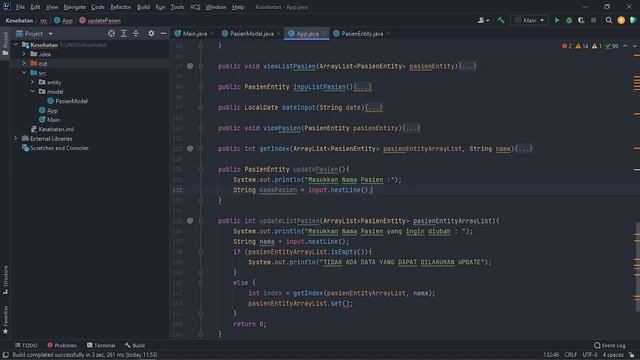 PEMBUATAN METHOD UPDATE DAN DELETE JAVA OOP смотреть онлайн