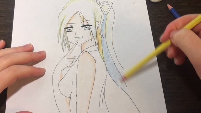 How to draw anime| Рисуем аниме | Лиза смотреть онлайн