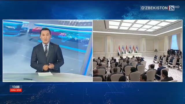 Миср Араб Республикаси Президенти Абдулфаттох Халил Ас-Сисини Узбекистанга расмий Ташрифи смотреть онлайн