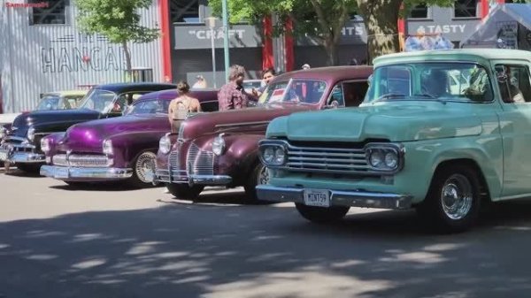 Back to the 50s classic car show (2022 vlog) remaster classic cars hot rods old