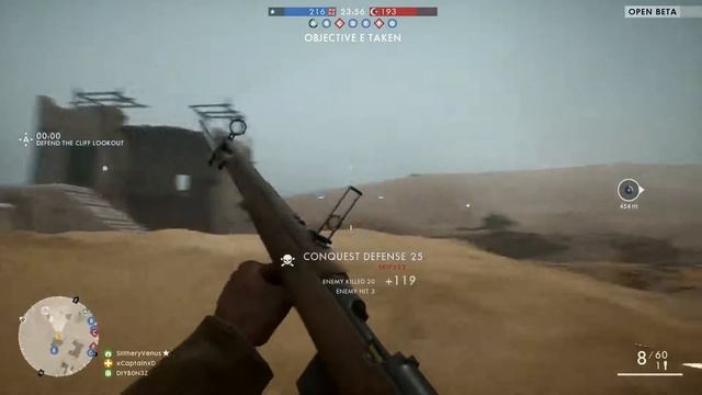 Battlefield 1 "Sinai Desert" Conquest Open Beta Gameplay смотреть онлайн