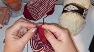 Носки методом Хеликс.Вяжем полоски по кругу без ступенек и протяжек