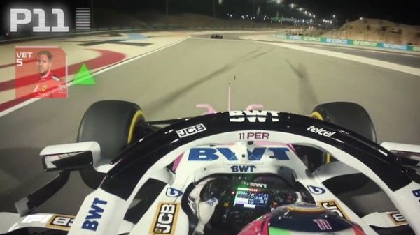 Sergio Perez's Incredible Fightback From Last To First | 2020 Sakhir Grand Prix