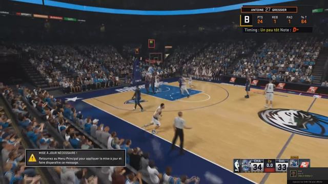 [NBA 2K15] 1ER MATCH AVEC LES MAVS VS HORNETS - MY CAREER смотреть онлайн