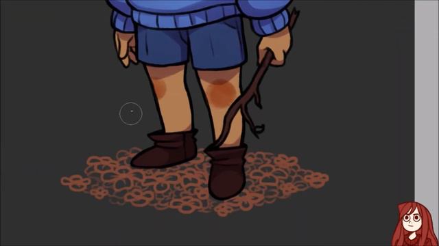 Undertale - Frisk - Speedpaint смотреть онлайн