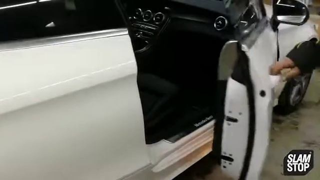 Доводчики автомобильных дверей SLAMSTOP на Mercedes Benz C200 смотреть онлайн