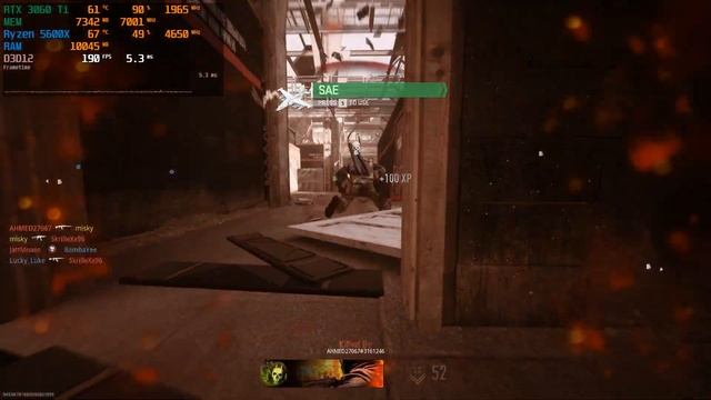 Call of Duty Modern Warfare 2 : RTX 3060 Ti + Ryzen 5600X : 1080p Low Settings смотреть онлайн