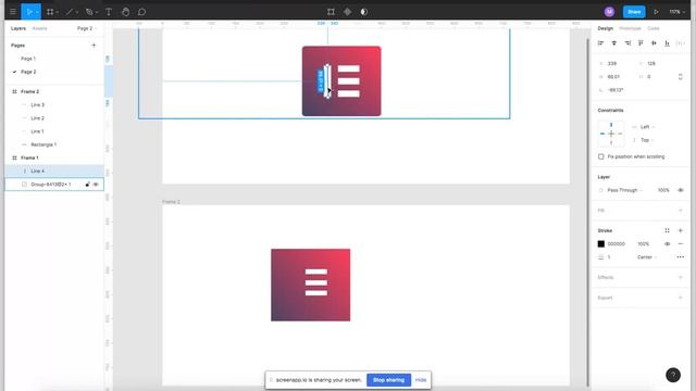 How to replicate the logo using Figma смотреть онлайн