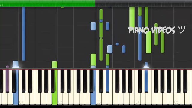Hijo de la Luna - Mecano Piano Tutorial - Piano videos ツ смотреть онлайн