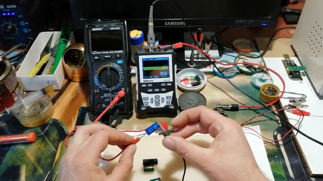 Осциллограф KKOMOON DS0120M +Калибровочное кольцо(ухо). смотреть онлайн