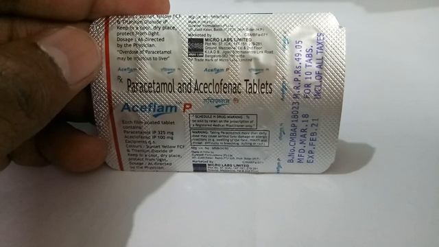 Aceflam-P Tablet Full Review