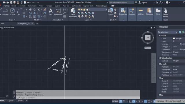 AutoCAD for Land Surveyors 004 - Drawing the Access Road North Arrow/Direction and Borderline смотреть онлайн