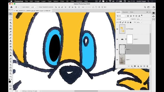 ? Como Finalizar E Colorir Desenhos No Photoshop | #FiqueEmCasa E Aprenda Photoshop #Comigo