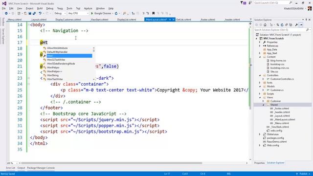 15 - ASP.NET MVC - Partial Views смотреть онлайн
