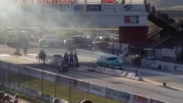 Nomad vs bike drag racing at RMR смотреть онлайн
