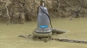 Демонстрация работы шламового насоса Flygt H 5000