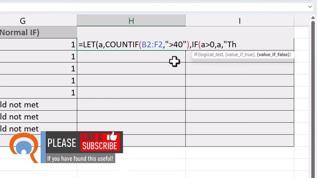 IF Statement Without Repeating Formula | Excel LET Function | Excel Named Formula смотреть онлайн