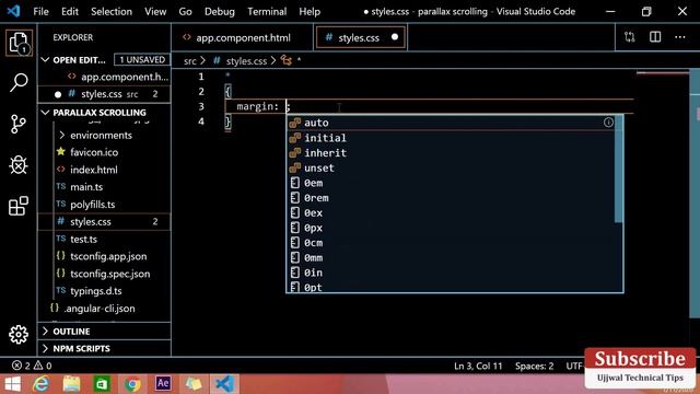 How To Create a Cool Parallax Scrolling Effect For Your Websites | Angular Parallax in HTML,CSS смотреть онлайн