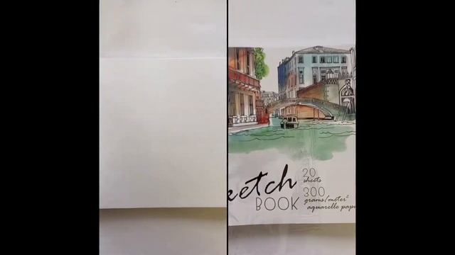 Ботаника, Велосипед и Венеция - новинка скетчбуков с акварельной бумагой