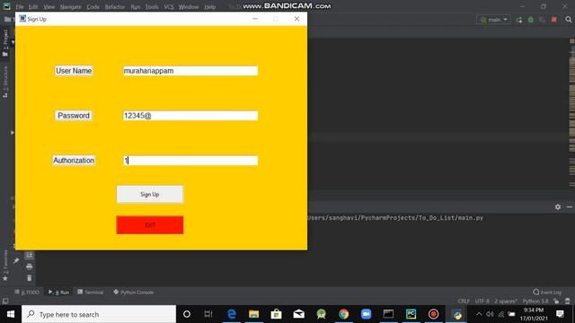 Authentication System Using Python смотреть онлайн