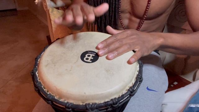 Djembe tutorial (play along) смотреть онлайн