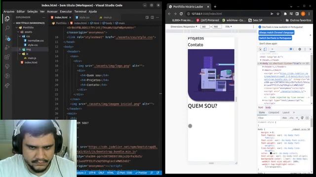 Criando o portfolio no Figma para depois Codar смотреть онлайн