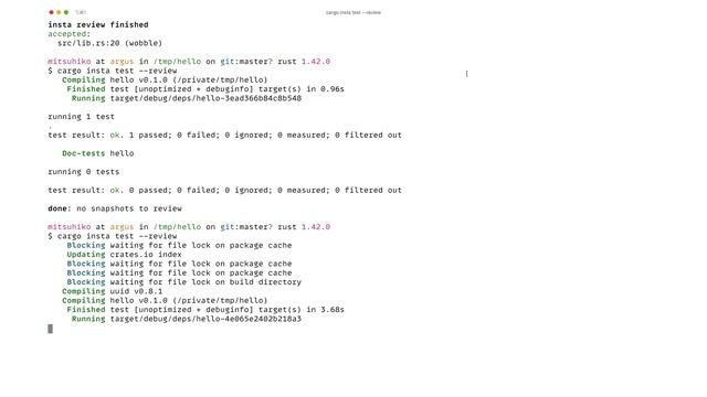 Snapshot Testing with Insta 0.16 in Rust смотреть онлайн