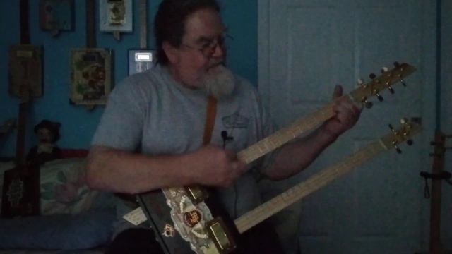 My Father's Cigar Double Neck Electric Cigar Box Guitar смотреть онлайн