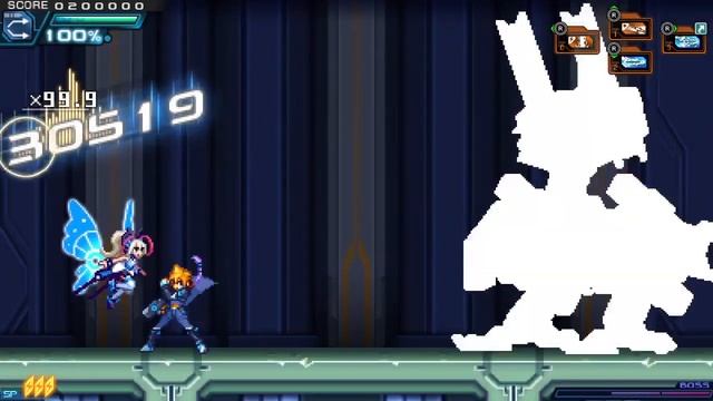 Azure Striker Gunvolt 2 Boss Rush [Gunvolt, No Damage] смотреть онлайн