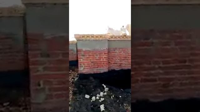 Строительство дома, бесшовная кладка.Начало