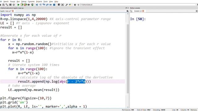 How to find Lyapunov exponent of logistic map? смотреть онлайн