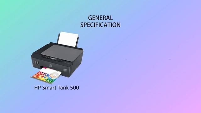 HP Smart Tank 500 Printer Specification | Spesifikasi Printer HP Smart Tank 500