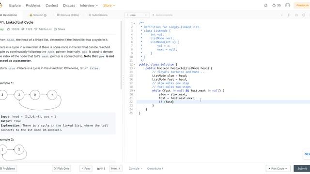 LeetCode September Daily - Day 4 - 141. Linked List Cycle смотреть онлайн
