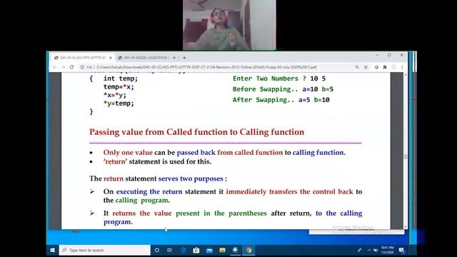 Diploma Computer Engg | Day 5 Online Classroom | Semester 3 Object Oriented Programming Through C++ смотреть онлайн