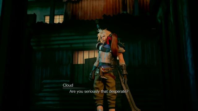 FINAL FANTASY VII REMAKE Cloud rejects Jessie for смотреть онлайн