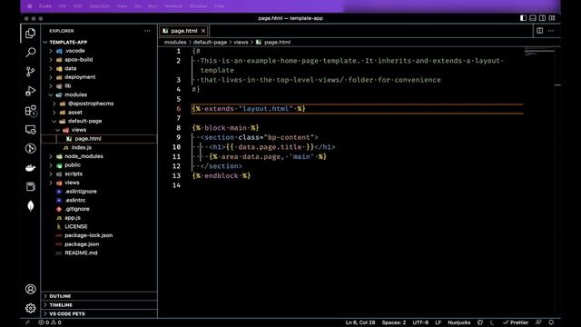 Converting an HTML template for use in Apostrophe смотреть онлайн