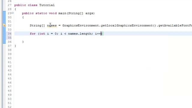 Java Tutorial - List All Font Names Installed On Your Computer [60 Seconds] смотреть онлайн