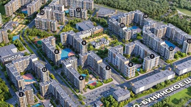ЖК "Южное Бунино". В чем преимущества ЖК "Южное Бунино"? смотреть онлайн