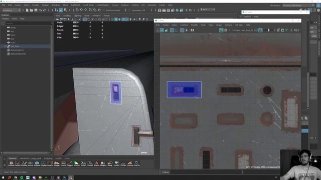 Depot. Создание Cyperpunk окружения. Часть 5.8. Тримы, поезд, UV mapping смотреть онлайн