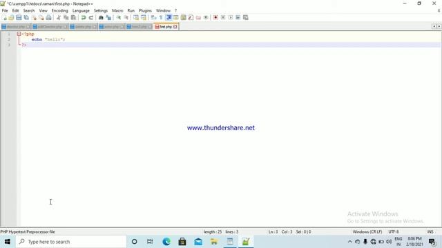 php first program in hindi | first program in php | how to run php first program | php first progra смотреть онлайн